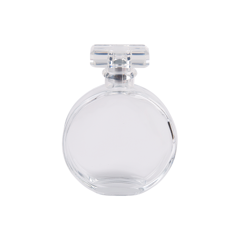 Sticlă ovală de parfum transparentă