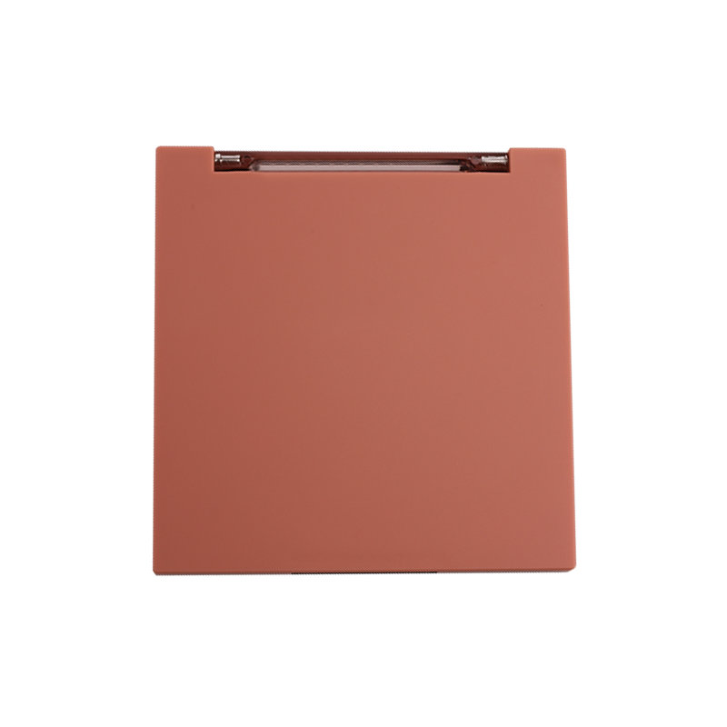 Compact cosmetic al pătratului coral elegant