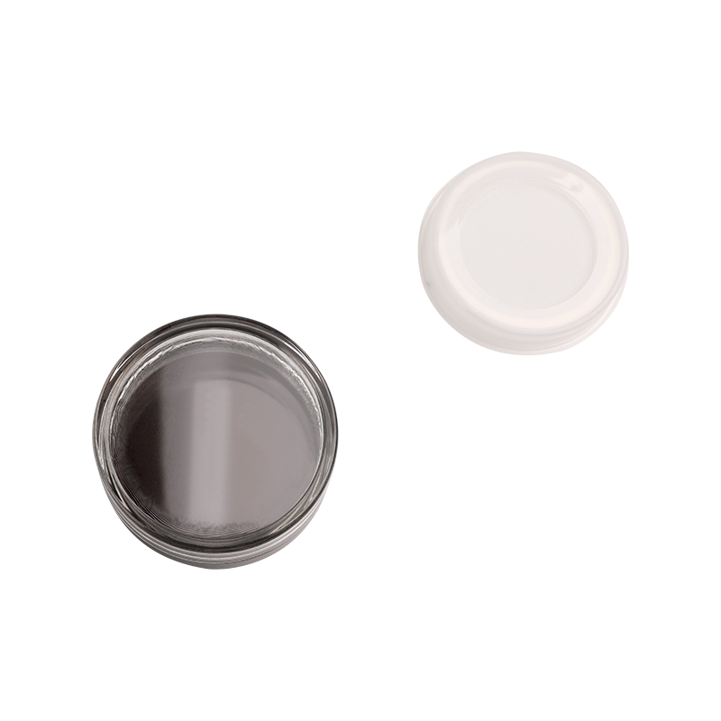 Borcan cosmetic pentru animale de companie cu capac alb alb
