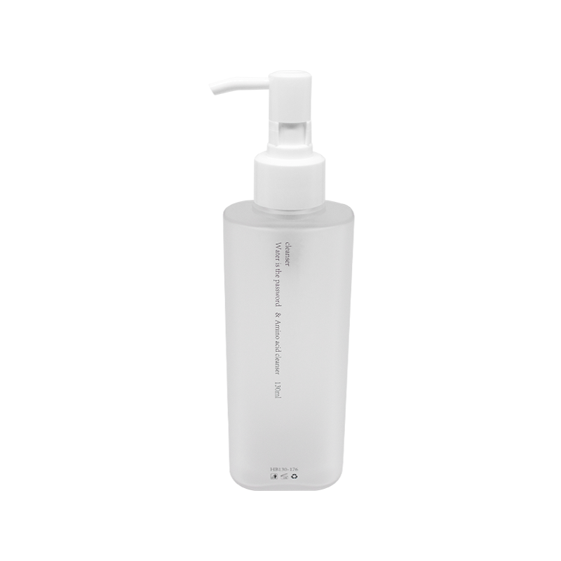 PETG 130 ml colțuri rotunjite sticla de curățare spumantă